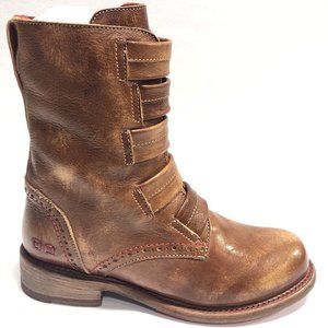 Bed Stu Women’s Catty, Tan Driftwood Leather Boots, Size 6.5M